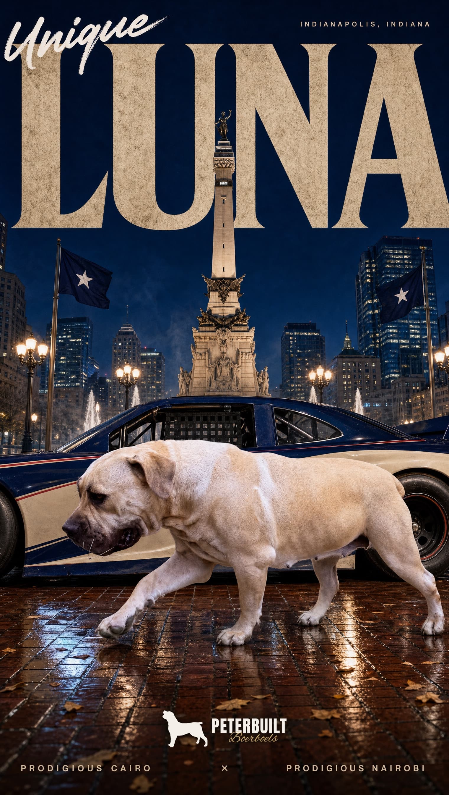 Unique Luna - South African Boerboel at Peterbuilt Boerboel